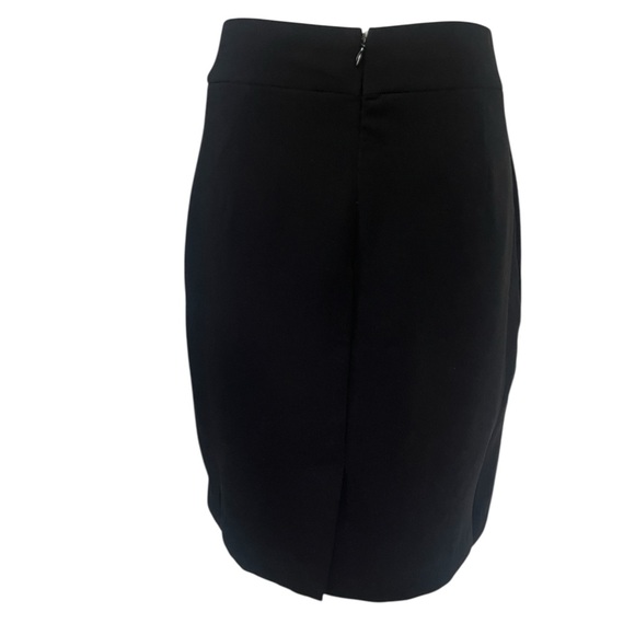 Banana Republic Black Pencil Skirt with Green Stripe Sz 4 - Picture 4 of 8